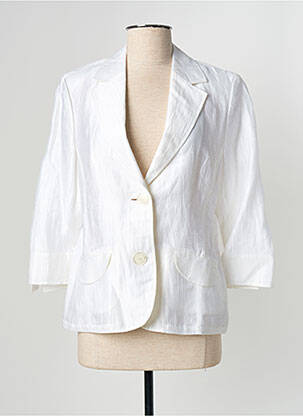 Blazer poches blanc FRANK WALDER femme