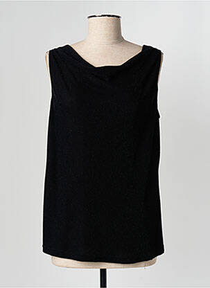 Top stretch sans manche noir FOSBY femme