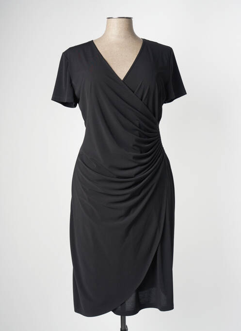 Robe mi-longue noir EVALINKA pour femme