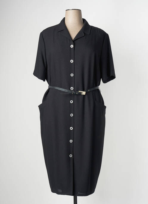 Robe mi-longue noir FRANK WALDER pour femme