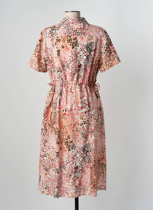 Robe mi-longue orange BARBARA LEBEK pour femme