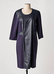 Robe mi-longue manches 3/4 manches 3/4 bleu GRIFFON femme
