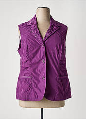 Gilet sans manche violet BARBARA LEBEK pour femme seconde vue