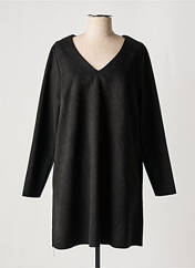 Robe courte noir QUATRE VINGT JOURS pour femme seconde vue