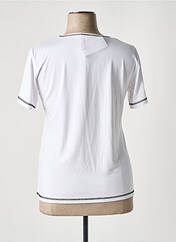 T-shirt blanc TELMAIL pour femme seconde vue