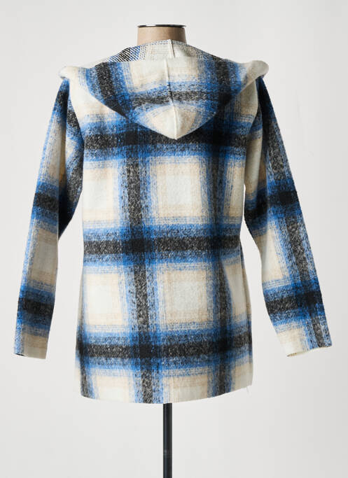 Manteau long bleu I.ODENA pour femme