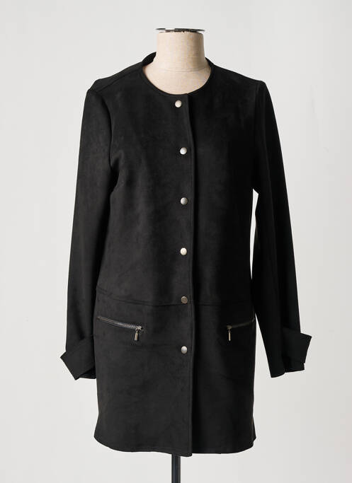 Manteau long noir PAZ TORRAS pour femme