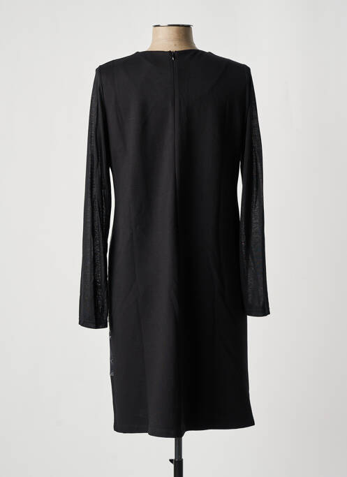 Robe mi-longue noir PAUSE CAFE pour femme