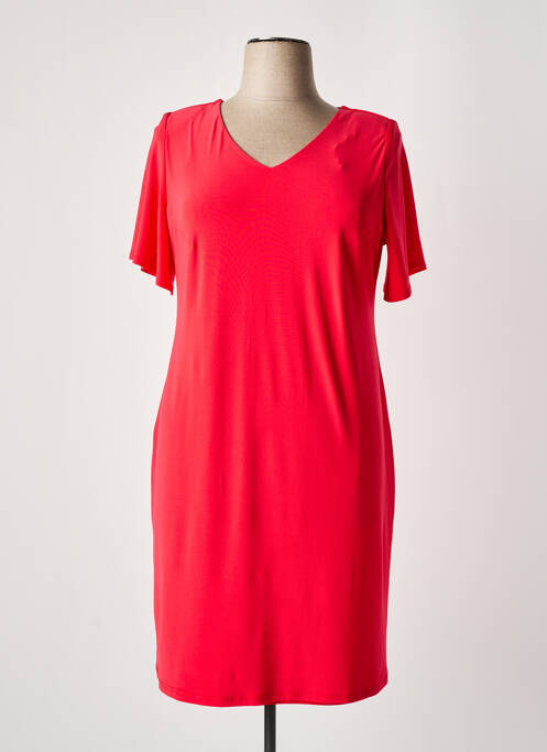 Robe mi-longue rouge ARONA pour femme