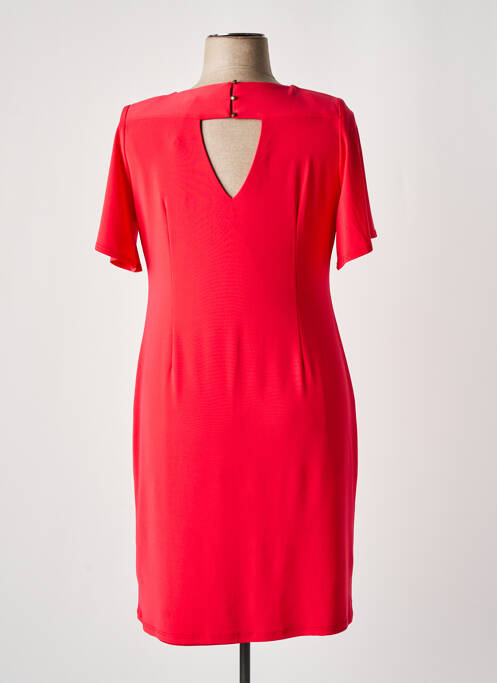 Robe mi-longue rouge ARONA pour femme