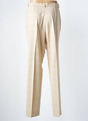 Pantalon slim taille élastique beige SAINT HILAIRE femme