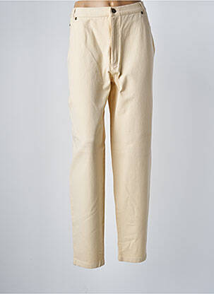 Pantalon slim poches beige LUCIA femme
