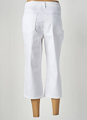Pantacourt coupe droite blanc BARBARA LEBEK femme