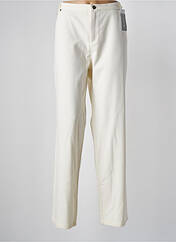 Pantalon droit blanc LUCIA pour femme seconde vue