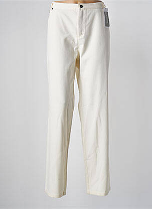 Pantalon droit blanc LUCIA pour femme