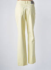 Pantalon droit jaune BRUNO SAINT HILAIRE pour femme seconde vue