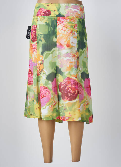 Jupe mi-longue vert BARBARA LEBEK pour femme