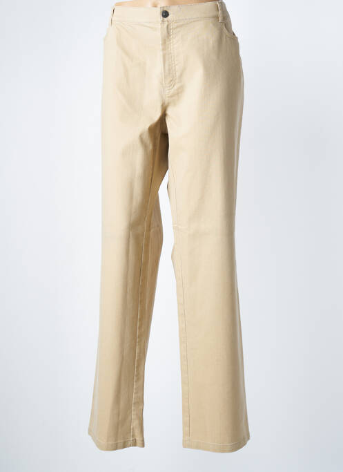 Pantalon flare beige SAINT HILAIRE pour femme