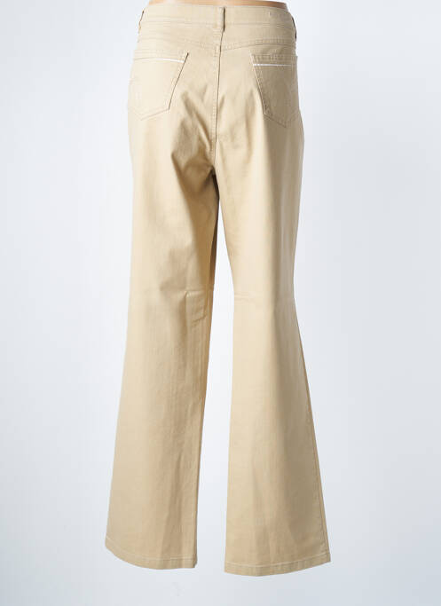 Pantalon flare beige SAINT HILAIRE pour femme