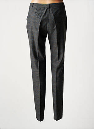 Pantalon chino fermeture zippée sous rabat boutonné taille normale gris PAZ TORRAS femme