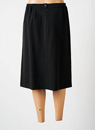 Jupe mi-longue taille haute noir TELMAIL femme