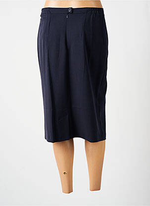 Jupe mi-longue taille haute bleu GRIFFON femme