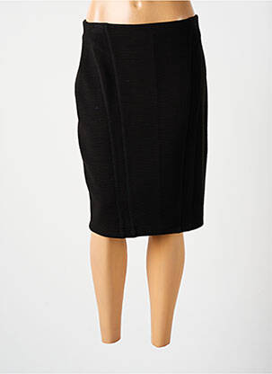 Jupe mi-longue stretch noir BARBARA LEBEK femme