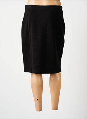 Jupe mi-longue stretch noir BARBARA LEBEK femme