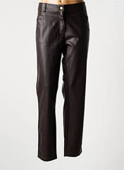 Pantalon slim marron PAZ TORRAS pour femme seconde vue