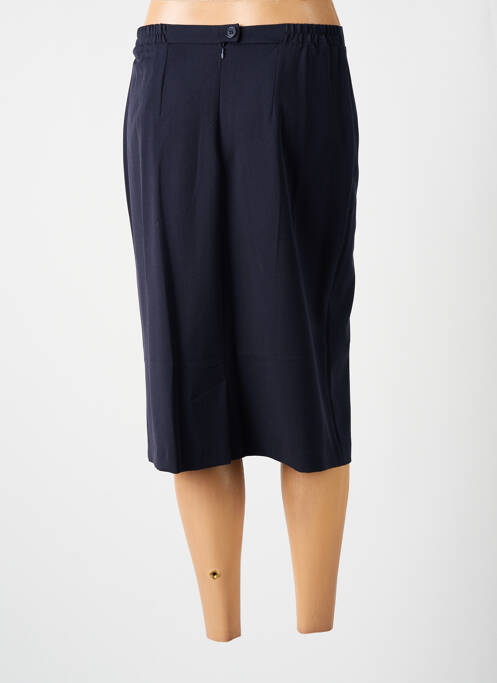 Jupe mi-longue taille haute bleu GRIFFON femme