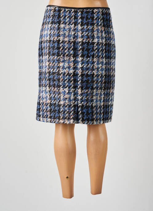 Jupe mi-longue bleu PAZ TORRAS pour femme