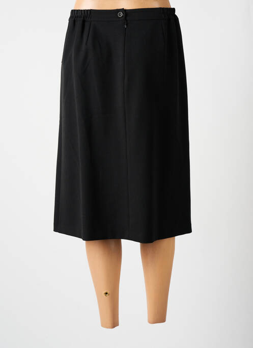 Jupe mi-longue noir TELMAIL femme