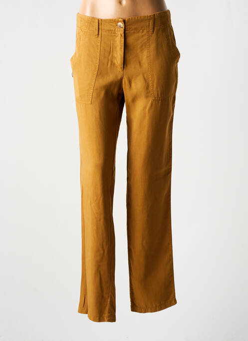 Pantalon droit jaune PAZ TORRAS pour femme