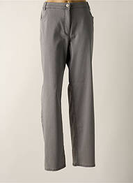 Jeans coupe droite stretch taille normale gris STARK femme