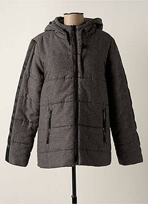 Doudoune poches a capuche gris PAZ TORRAS femme