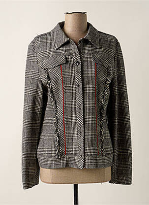 Veste casual coupe droite gris FUEGO WOMAN femme