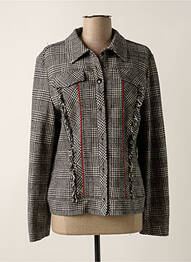 Veste casual coupe droite gris FUEGO WOMAN femme