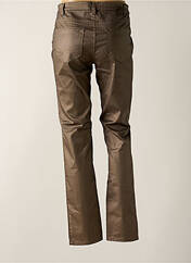 Pantalon slim marron STARK pour femme seconde vue