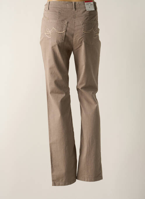 Pantalon slim beige STARK pour femme