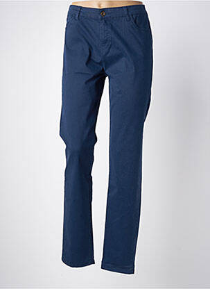 Pantalon slim taille haute taille haute bleu PAKO LITTO femme