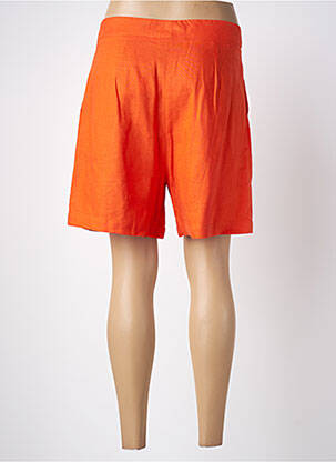 Short taille à pinces taille haute orange LA PETITE ETOILE femme