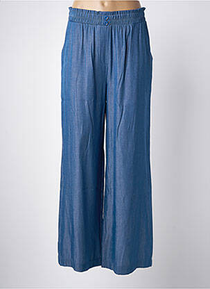 Pantalon large bleu AN' GE pour femme