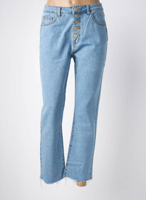 Jeans coupe droite bleu LA PETITE ETOILE pour femme