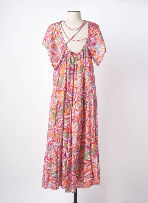 Robe longue rose LILI & LALA pour femme