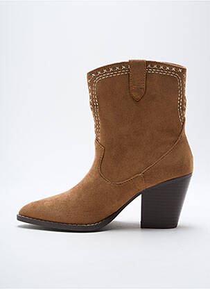Bottines/boots bout pointu talon de 4 à 6cm marron VANESSA WU femme