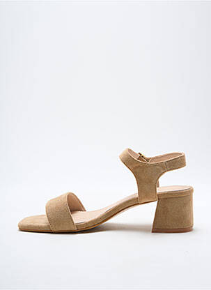Sandales/nu pieds type de semelle amortissante talon de 4 à 6cm beige VANESSA WU femme
