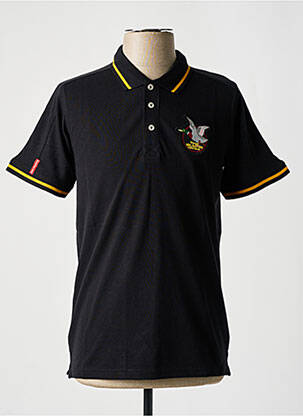 Polo coupe droite manches courtes noir CHEVIGNON homme