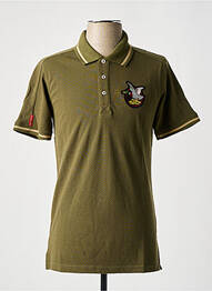 Polo coupe droite manches courtes vert CHEVIGNON homme