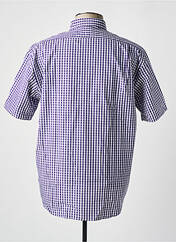 Chemise manches courtes violet ARMORIAL pour homme seconde vue