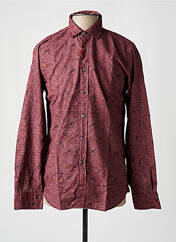 Chemise manches longues rouge FB pour homme seconde vue